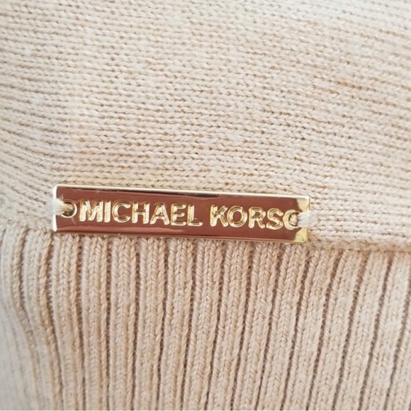 Michael Kors fringe cowl neck poncho sweater Large - Picture 8 of 12